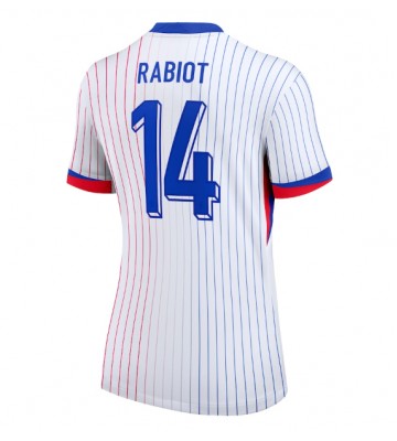Frankrig Adrien Rabiot #14 Replika Udebanetrøje Dame EM 2024 Kortærmet
